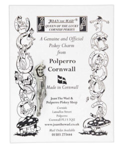 Joan The Wad Queen of the Lucky Cornish Piskies Pewter Charm