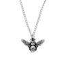 Small bee pendant – made from solid pewter, this beautifully detailed bee pendant comes on a 16″ tin-plated curb chain, making it easier to wear for a child or in the neck of your clothes.