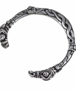 St Justin Jewellery - Serpent head bangle
