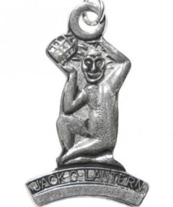 Alternative view of Jack O Lantern King of the Lucky Devon Pixies Pewter Charm