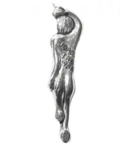 Alternative view of Pewter - Joan The Wad Queen of the Lucky Cornish Piskie's Pendant