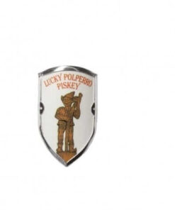 Polperro Cornish Piskey Walking Stick Badge