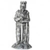 King Arthur and Excalibur standing pewter figurine
