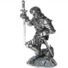 King Arthur and Excalibur Kneeling figurine.