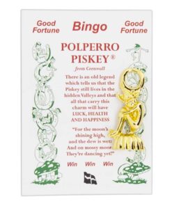 Lucky Cornish Bingo Piskey Keyring Charm