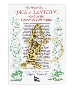 Jack O Lantern Pixie Charm & Keyring