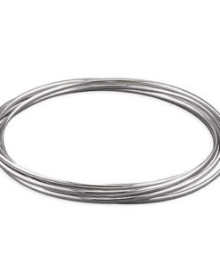 925 sterling silver bangle is a sleek and minimalist piece of jewelry, made up of five court polished bands grouped together to form a Russian slave bangle.