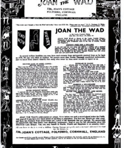 Joan The Wad Queen of the Lucky Cornish Piskies Pewter Keyring - Image 4
