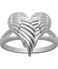 Cornish-925 Sterling Silver Angel Wings Ring