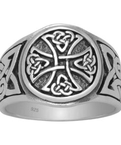 Cornish-925 Sterling Silver Celtic Knot Ring