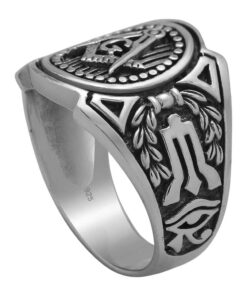 Cornish-925 Sterling Silver Freemasonry Ring - Image 3