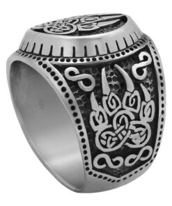 Alternative view of Cornish-925 Sterling Silver Celtic Knot Infinity Claw Ring