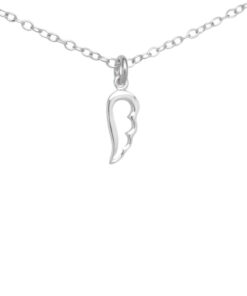 925 Sterling Silver Angel Wings Pendant. Exquisitely crafted from premium 925 sterling silver, this delicate piece is a symbol of grace and elegance. Its intricate winged design captures timeless sophistication, making it a perfect addition to any jewelry collection.