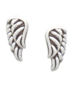 925 Sterling Silver Oxidized Angel Wings Push-Back Earrings. Meticulously crafted from high-quality sterling silver, these earrings capture the essence of sophistication and timeless beauty. The unique oxidized wings design offers a bold yet delicate statement,