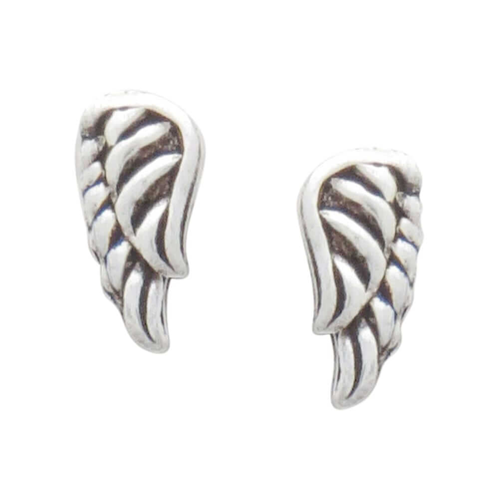 925 Sterling Silver Oxidized Angel Wings Push-Back Earrings. Meticulously crafted from high-quality sterling silver, these earrings capture the essence of sophistication and timeless beauty. The unique oxidized wings design offers a bold yet delicate statement,