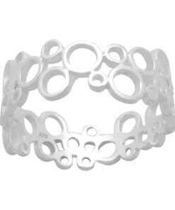 Cornish-925 Sterling Silver Circles Ring
