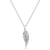 925 Sterling Silver Wings Pendant. Crafted meticulously from high-quality sterling silver, this hallmark 925 piece encapsulates grace and sophistication. Its unique wings design speaks to the free spirit and elegance within you, making it the perfect accessory for any occasion.