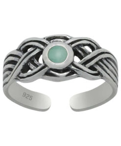 Sterling Silver Celtic Toe Ring by Cornish
