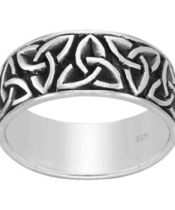 Cornish-925 Sterling Silver Celtic Knot Ring