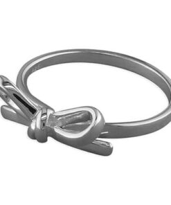 Cornish-925 Sterling Silver Bow Ring