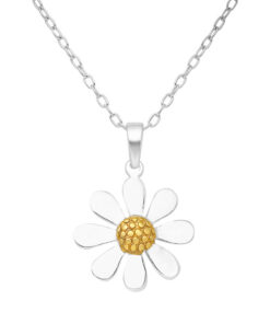 925 Sterling Silver Flower Pendant, This exquisite piece combines classic elegance with modern sophistication, making it a versatile addition for any style each pendant showcases the hallmark of quality and craftsmanship.