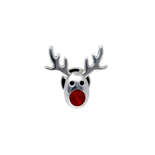 St Justin Rudolph crystal lapel pin