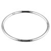 Plain tapered slave Sterling Silver Bangle