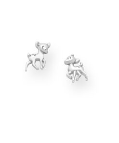 925 Sterling Silver Oxidized Deer Push-Back Earrings. Crafted with precision, these exquisite earrings feature a unique deer design, perfect for nature enthusiasts and trendsetters alike. Made from high-quality 925 sterling silver, they offer durability and shine that lasts.