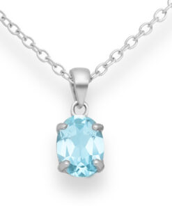 925 Sterling Silver Pendant, a true testament to timeless beauty. Adorned with a dazzling blue topaz gemstone, this pendant captures the essence of love and luxury. The rhodium plating ensures lasting brilliance, while the hallmark 925 sterling silver guarantees premium quality.