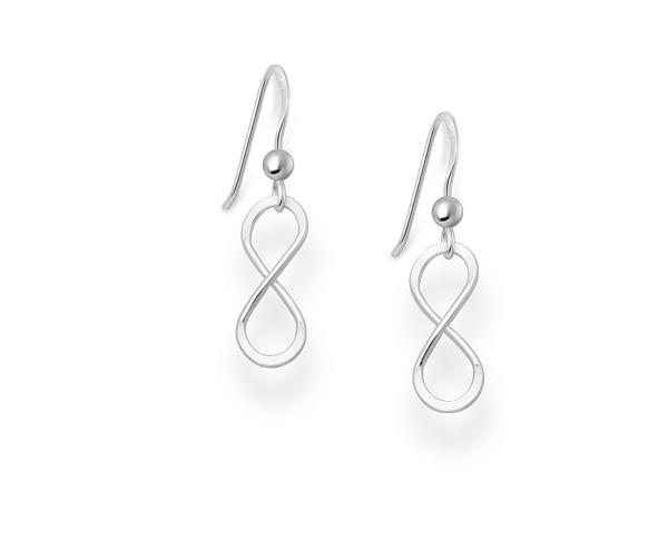 925 Sterling Silver Infinity Earrings. Meticulously crafted with a hallmark of 925 for authenticity, these hook-style earrings embody the enduring symbol of infinity. Their sleek and sophisticated design makes them a perfect accessory for any occasion, seamlessly complementing both casual and formal outfits.
