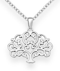 925 Sterling Silver Tree of Life Pendant. Crafted from premium sterling silver, this pendant embodies timeless artistry with its intricate Tree of Life design. The perfect symbol of growth, strength.