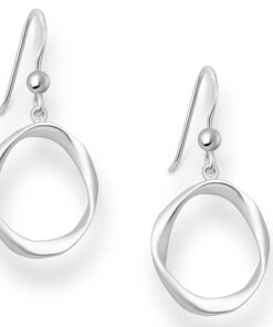 925 Sterling Silver Oval Hook Earrings. Crafted from the finest sterling silver and meticulously coated with an E-Coat for lasting shine, these earrings promise to add a touch of sophistication to every look.