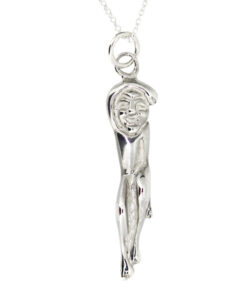 Joan The Wad Sterling 925 Silver pendant on 18inch sterling silver chain.