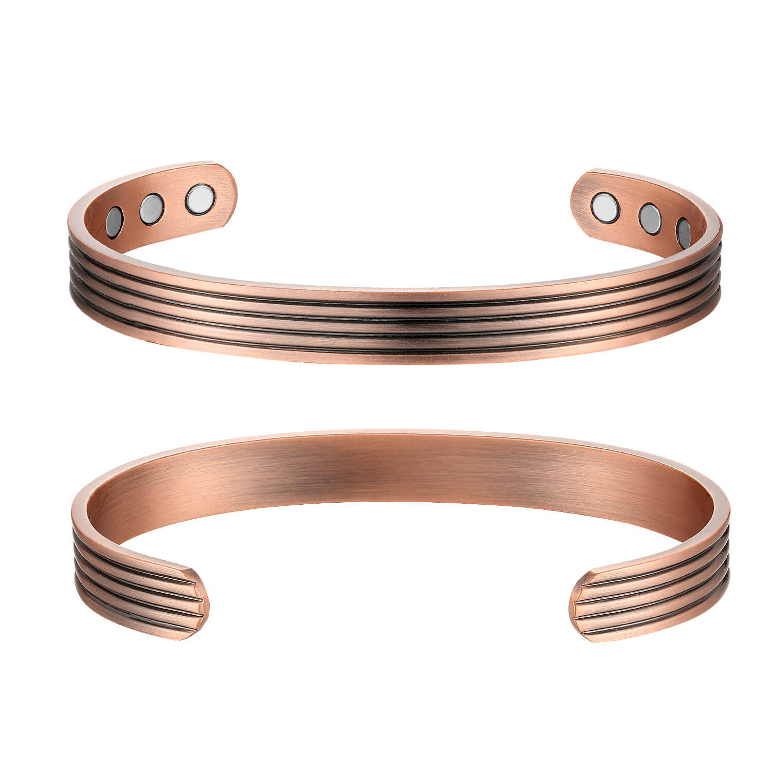 Bio Magnetic Copper Therapy Bangle with 6 Ultra Strength Magnets - Image 5