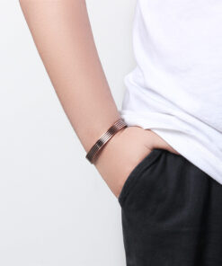 Bio Magnetic Copper Therapy Bangle with 6 Ultra Strength Magnets - Image 4