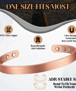 Bio magnetic copper therapy bangle.