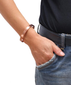 Alternative view of Bio Magnetic Copper Therapy Bangle with 6 Ultra Strength Magnets