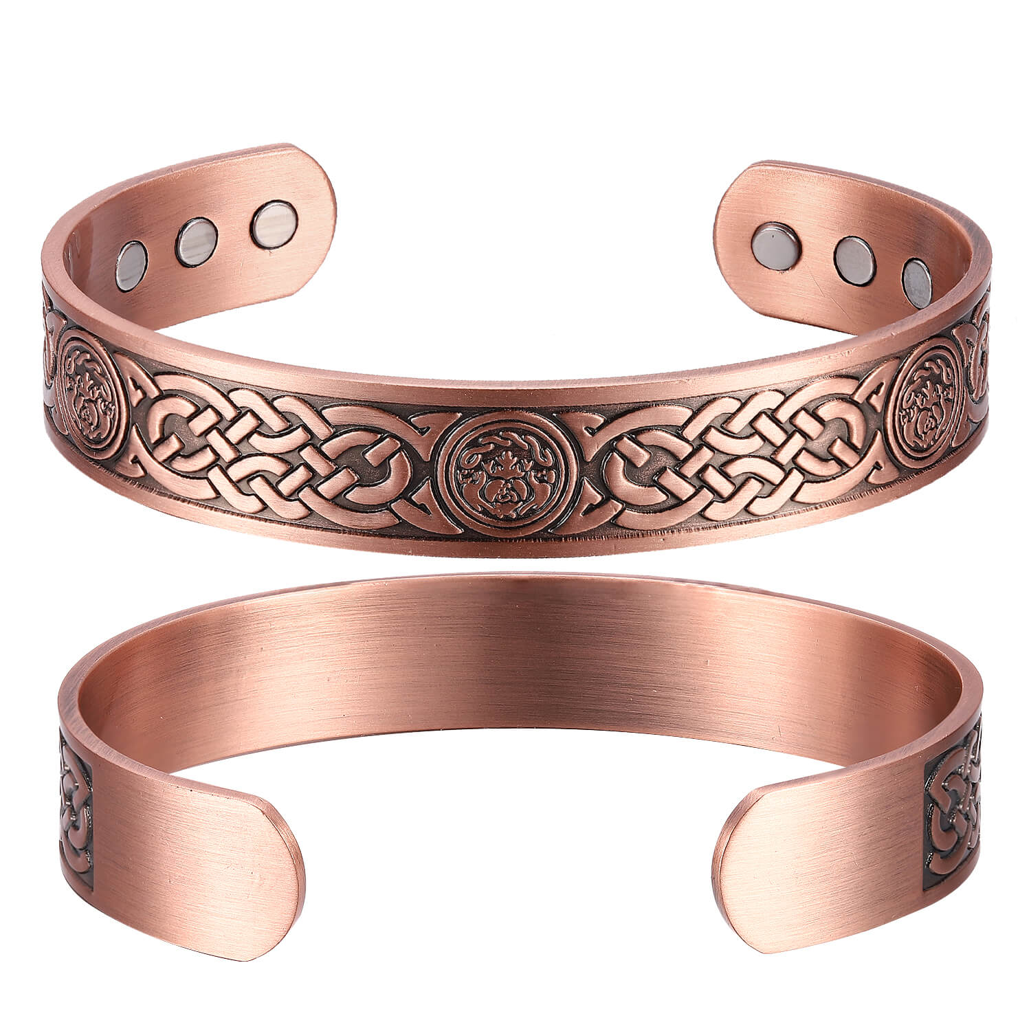 Bio Magnetic Copper Therapy Bangle with 6 Ultra Strength Magnets - Image 2