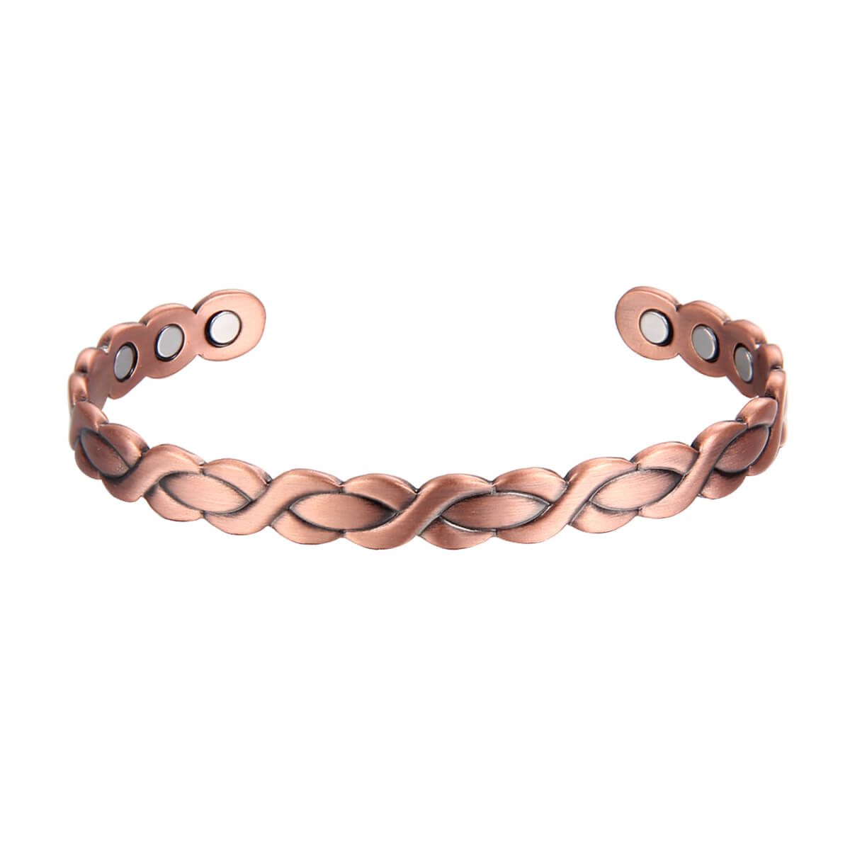 Bio Magnetic Copper Therapy Bangle with 6 Ultra Strength Magnets - Image 4