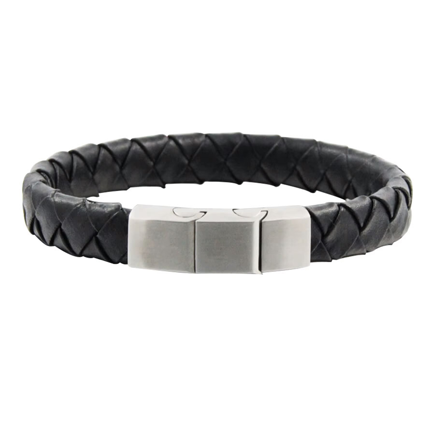 Bio Magnetic Genuine Leather Therapy Bracelet with 2 Ultra Strength Magnets - Image 2
