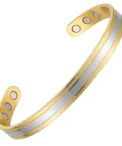 Alternative view of Two-Tone Bio Magnetic Copper Bracelet | Joan the Wad Shop Cornwall